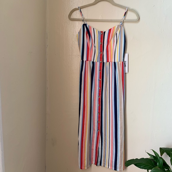Emerlad Saundae stripe midi dress - Picture 3 of 9